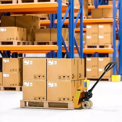 £355.95 • Buy 5500lbs Manual Hand Pallet Truck Warehouse Fork Lift Hand Stacker Titler Carrier