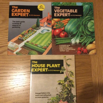 £4 • Buy Dr D G Hessayon, 3 X Expert Book - Garden, Houseplant, Vegetable