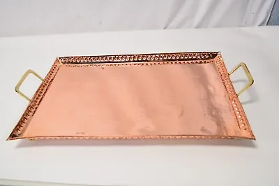 Coppermill Kitchen Vintage Inspired Hammered Copper Tray Large • $139.99