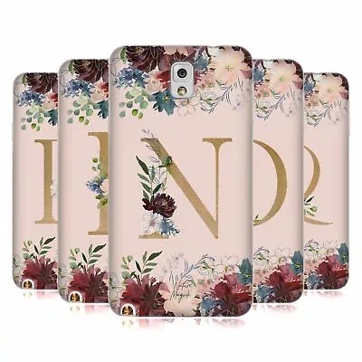 Nature Magick Flowers Monogram Rose Gold 2 Soft Gel Case For Samsung Phones 2 • £17.95