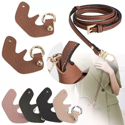 Crossbody Bags Accessories Genuine Leather Strap Hang Buckle For Longchamp New • £8.99