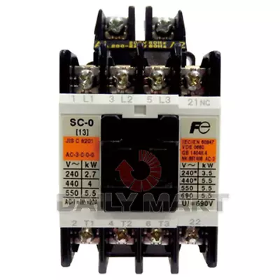 New In Box FUJI ELECTRIC SC-0 Magnetic Contactor 220V • $83.11