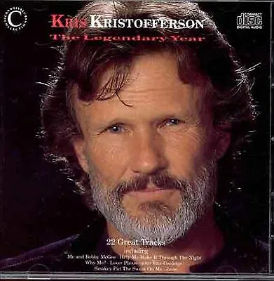 Kris Kristofferson : The Legendary Years CD (1990) Expertly Refurbished Product • £2.96