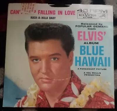 1961 Elvis Presley  Can't Help Falling In Love  M- 45 & Pic Sleeve • $50