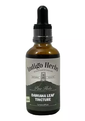 Damiana Leaf Tincture - 50ml & 100ml - Indigo Herbs • £12.95