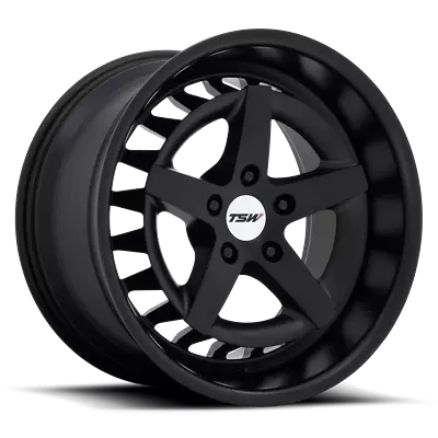 TSW DEGNER 20x10.5 5x112 +25 SEMI GLOSS BLK Wheel Rim (QTY: 1) • $323.45