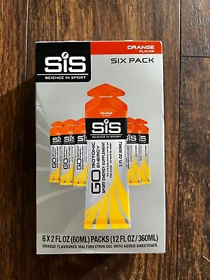 Science In Sport SIS GO Isotonic Energy Gel Supplement ORANGE 60ml X 6 BB 07/23 • $16.99