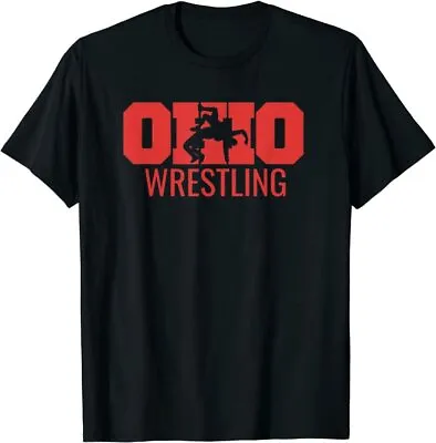 State Of Ohio Wrestling Freestyle Wrestler Gear Sports Gift T-Shirt • $17.99