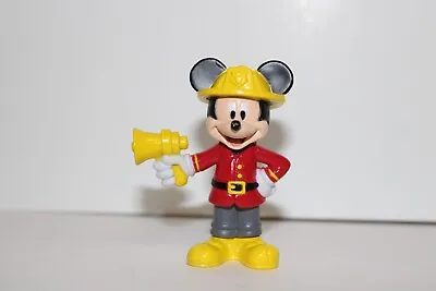 Disney Mickey Mouse Fireman Firefighter Megaphone 2.5” PVC Figure Cake Topper • $2.24