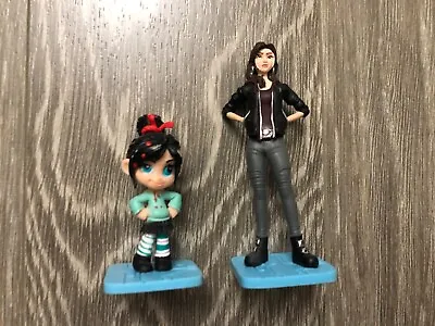 Disney Store Wreck It Ralph Shank Vanellope PVC Figure Lot Of 2 Cake Topper • $13.49