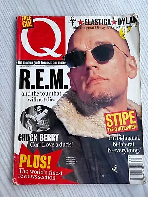 Q Magazine #104  May 1995 R.E.M / Chuck Berry The Motors Kelly Marie Bob Dylan • $25