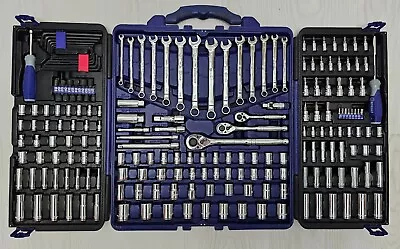 Kobalt 200 Piece Standard SAE & Metric  Mechanics Tool Set With Hard Case 573356 • $99.99