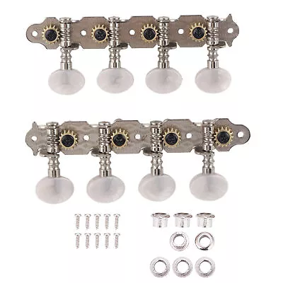 Mandolin Machine Heads Tuning Keys Pegs Steel +Acrylic+ Copper Tuners Button FOD • $11.15