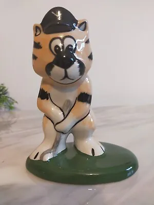 Lorna Bailey Pottery Cat - Tiger The Golfer - H14cm • £55