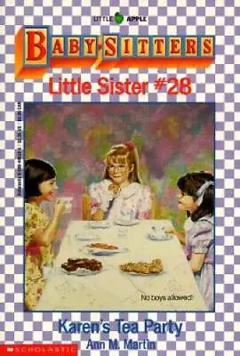 Karen's Tea Party (Baby-Sitters Little Sister) - Paperback - GOOD • $3.65