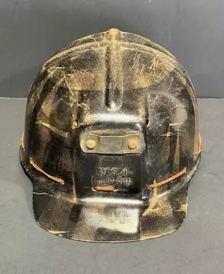 Vintage MSA Low Vein Comfo Cap Coal Mining Hat Helmet Coal Miners Hat Large? • $236.50