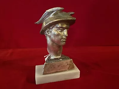 1930’s Mercury Man Head Hood Ornament Mascot  • $650
