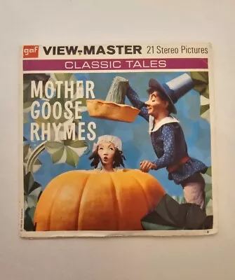 1960 Mother Goose Rhymes View-Master 3 Reels Packet B410 • $9.95