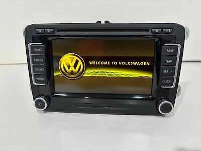 2009-14 Oem Volkswagen Vw Rns-510 Gps Navigation Radio Head Unit 3c0 035 684 • $248