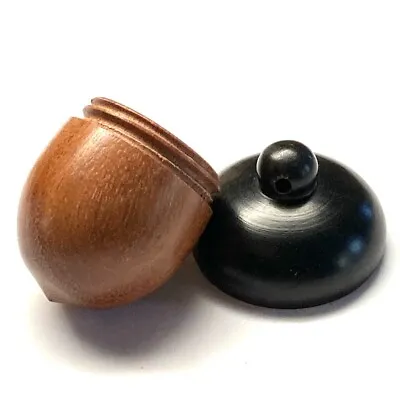 13/16  Very Unique 2 Piece Smugglers Type Wooden Acorn Button • $18