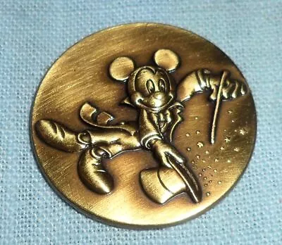 Brass Token / Round Mickey Mouse Dancing • $3.74