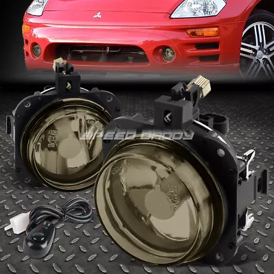 For 02-05 Mitsubishi Eclipse 04-08 Galant Smoked Lens Fog Light Lamps W/switch • $45.88