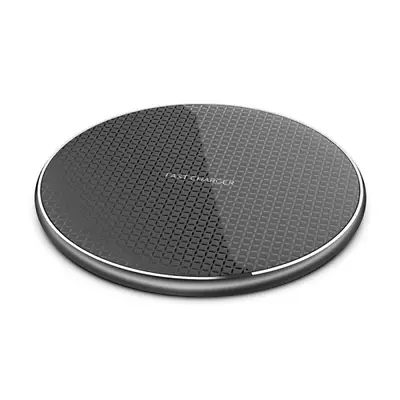 Wireless Fast Charger Charging Pad For Samsung IPhone Android Cell Phone BLACK • $6.95
