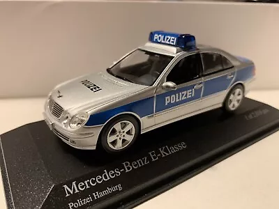 1/43 Minichamps Mercedes Benz E Class Polizei. Hamburg Police • £45