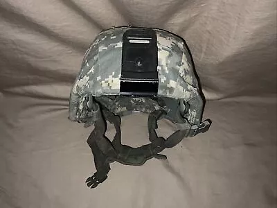 US Military Issue MSA Advanced Combat Helmet ACH Army Camo Cover Size Small • $274.95