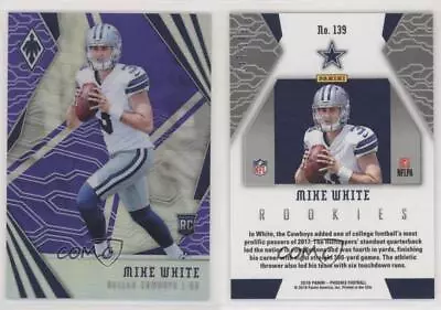 2018 Panini Phoenix Rookies Purple /149 Mike White #139 Rookie RC • $6.52