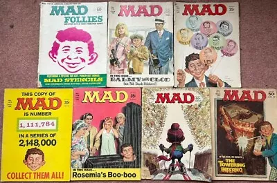 MAD Magazine Lot Of 7 1960s-1970s • $35