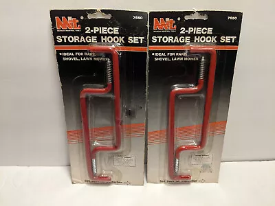 MIT Michigan Industrial Tools 2-piece Storage Hook Set - 2 Packages=4 Hooks NIP • $15