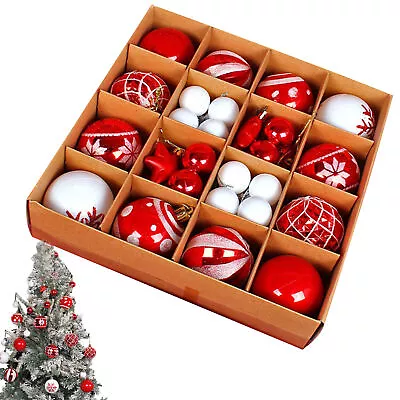 42pcs Christmas Tree Ornament Balls Xmas Tree Hanging Ornament Home Decoration • $18.27