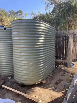 Used Rain Water Tank. 5000 Ltr. Galvanized. Green In Colour. • $250