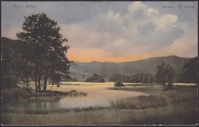 Rydal Water Lake District Artistic Print Postcard Reliable Series C1907 • £1.29