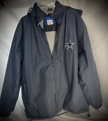 Dallas Cowboy Jacub Lined Hoody Mens Coat XL • $39