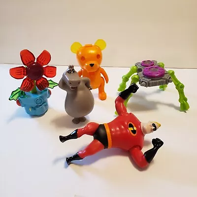 Lot Of 5 McDonald's Happy Meal Toys Spy Kids 2 Madagascar Incredibles Pre-owned • $14.20