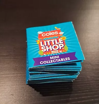 Coles – Little Shop 1 – Mini Collectables – leaflet • $1