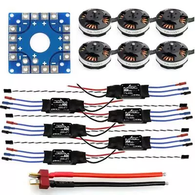 Hexacopter Assembled Kit: Wire Connection Motor ESC + + KK 30A Board For 6-Aix • $422.38