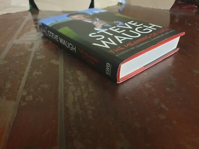 $39 • Buy Signed Autographed ~  The Meaning Of Luck By Steve Waugh Hardcover HCDJ 