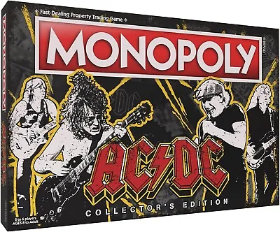 Monopoly AC/DC Collectors Edition Board Game USAOPOLY • $41.95
