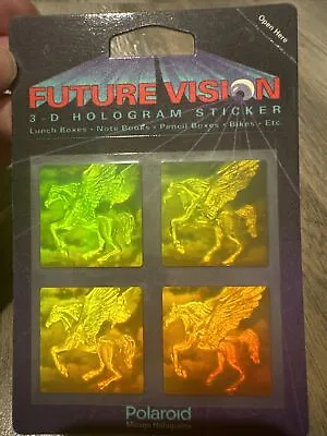 VTG Future Vision Polaroid 3-D 90's Mirage Holograms   4- Pegasus - Horse • $14.99