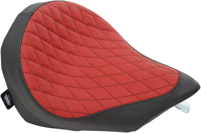 Drag Specialties Double Diamond - Red Low-Profile Solo Seat 0810-1885 • $351.95