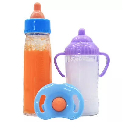 Disappearing Magic Doll Feeding Set Baby Care Doll Bottles With Toys Pacifier∝ • $14.19