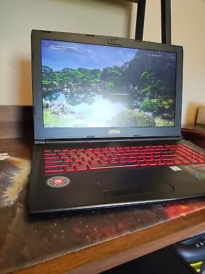 MSI GL62M 7RDX Gaming Laptop (Intel I5-7300HQ 16 GB RAM 1 TB HDD GTX 1050) • $155.50