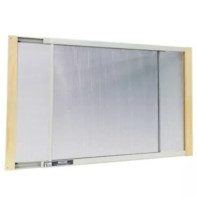 37 In. X 10 In. Grey Aluminum Adjustable Window Screen • $7.99