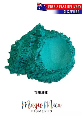 Premium Mica Pigment Powder - Turquoise For Epoxy Resin River Tables AU Stock • $9.99