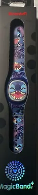 Disney Parks Stitch Face Facial 626 Blue Allover Magicband Plus Unlinked - NEW • $32.65