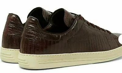 Tom Ford Warwick Lizard Eidechse Sneakers Shoes Sneakers Trainers 44 10 • $3234.12