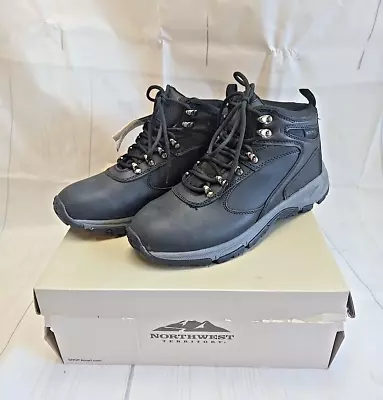 Northwest Territory Burro Men's Leather Hiking Boots Waterproof Size 9M • $25